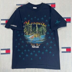 Vintage Mosquito Maryland Humor State Bird short sleeve tee shirt